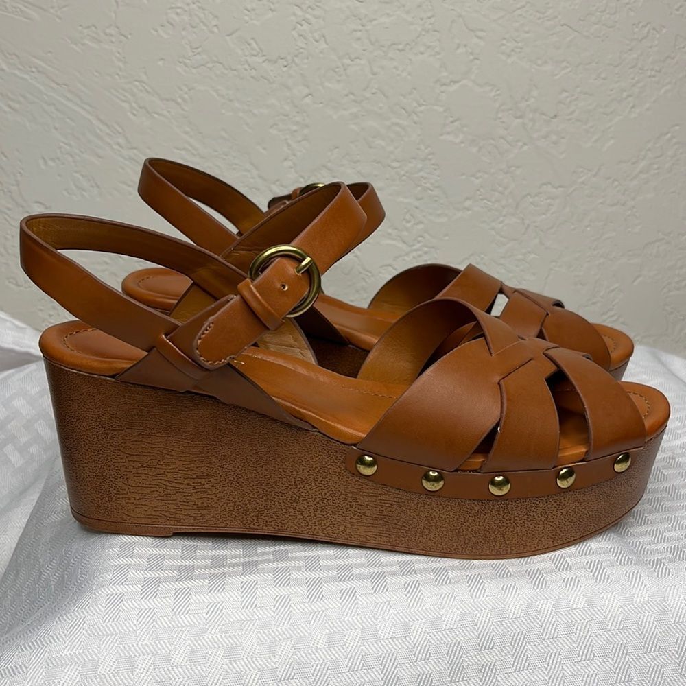 Nine West Platform Sandals Size 8.5